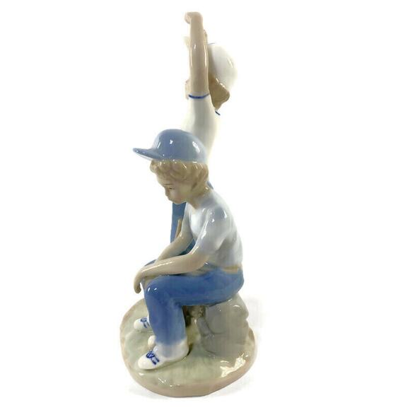 Baseball Winner Looser Figurine Vintage 1989 Paul Sebastian 9" Tall - Picture 7 of 9